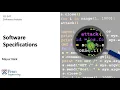 Module 2 Software Specifications