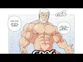 My Grandfather Is a Bodybuilder - Muscle growth comic