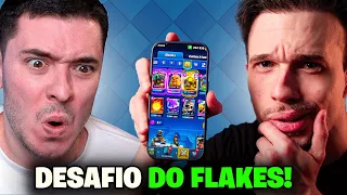 O FLAKES POWER ME DESAFIOU NO CLASH ROYALE!