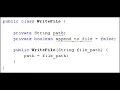 How to write to a txt file in Java For beginners netbeans