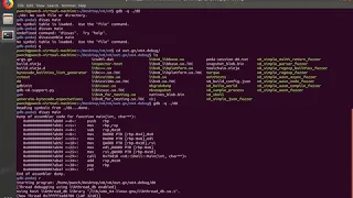Debugging v8 with gdb