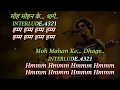 Moh Moh Ke Dhaage (Male) Karaoke, Papon, Anu Malik, Varun Grover