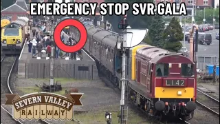EMERGENCY STOP for Double Headed 20 s 59206 GRINDS to HALT with 37409 DSD Fault at the SVR Gala