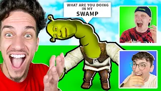 ROBLOX Try NOT To LAUGH CHALLENGE **Wacky Wizards** with @UnspeakableGaming @09sharkboy