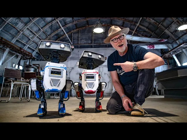 Adam Savage Meets Imagineering's Star Wars BDX Droids!