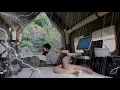 Download Lagu 🏕️최애 캠핑장에서 포레니아 올라프 신고식! 비오는 날 감자전\u0026소고기 콩나물 비빔밥 | 빗소리ASMR