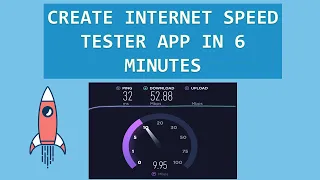 Build an Internet speed checker app using python AK