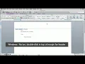 Teaching Tutorial - Creating assignment templates in Microsoft Office
