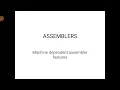 17CS63-SCD MODULE 1 Part 4-SICXE Object Program