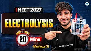 Electrolysis in Just 20 Minutes ⚡ | Class 12 Chemistry | NEET 2027