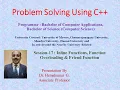 C UNIT2 PPT Session 17 Inline Functions Function Overloading Friend Function
