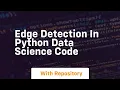 edge detection in python data science code