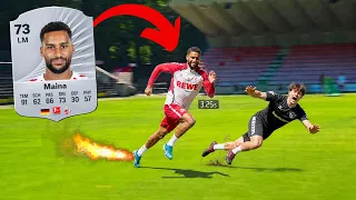 Wie SCHNELL ist ein Bundesliga Spieler mit "Tempo 91" im Echten Leben?