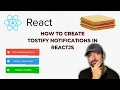 How to Create Tostify Notifications in Reactjs