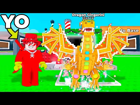 Video Thumbnail: Fuí el PRIMERO en CONSEGUIR el DRAGON GINGERINI en TODO Steal a Brainrot