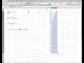 Solving Ordinary Differential Equations in Excel part 2 of 2