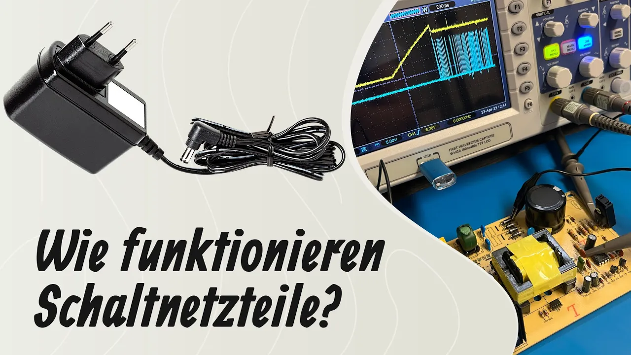Wie funktioniert ein Schaltnetzteil? - Grundlagen der Primärseite (Teil 1)