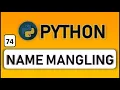 Name Mangling in python Inheritance
