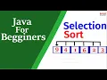 Java Tutorial for beginners in Hindi Selection Sort in Java Sorting in Java