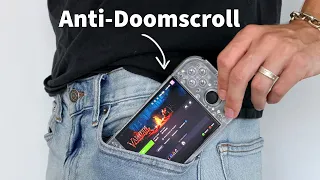 this pocket steamdeck is replacing my phone time