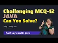 Tricky Java Coding Questions MCQ on Final Keyword Explained with Solutions IntelliSkills