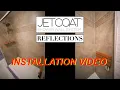 Jetcoat Reflections Shower Wall Panels - Installation for Bathroom Remodel