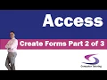 How to create buttons to link forms in Access 2016