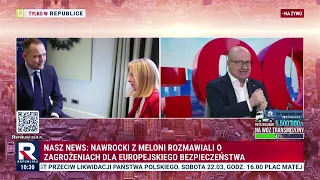 #PO10 | Karol Nawrocki po spotkaniu z premier Włoch postuluje o zwołanie szczytu UE - USA