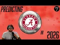 2026 Alabama Game by Game Season Prediction