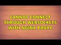 Cannot connect through WebSockets with nginx proxy
