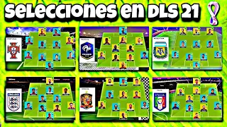 dls 21 alineaciones de las selecciones nacionales en el juego cual tiene el mejor cuadro