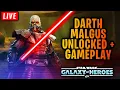 DARTH MALGUS FINALLY UNLOCKED - 7 STAR RELIC 9 GAMEPLAY TESTING LIVE