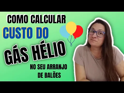 Download MP3 Como CALCULAR CUSTO do GÁS HÉLIO no seu arranjo de Balões | Decoração com Balões por Lau Decora