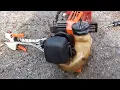 STIHL FS 55R trouble shooting weedwacker won t stay running