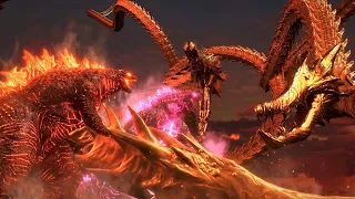 Void Ghidorah VS ALL The Godzilla ( legendary, minus1, zilla, shin, Mechagodzilla)