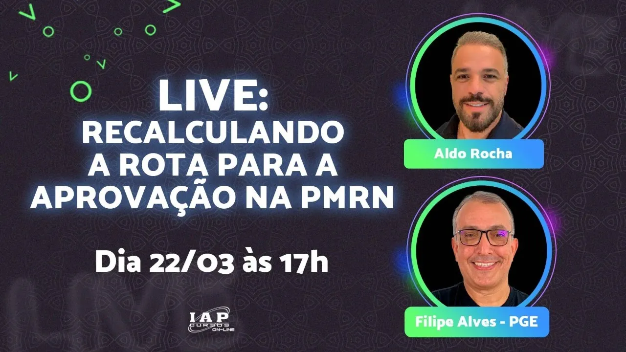 RECALCULANDO A ROTA PARA A APROVAÇÃO NA PMRN