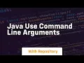 java use command line arguments