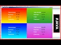 Java - How to Create Multiple Gradient JPanels with Data and Values in NetBeans 3