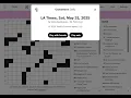 The Washington Post LA Times Crossword 2025