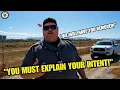 Guards THREATEN Arrest Over Public Sidewalk Deputy EDUCATES Them 1st amendment audit