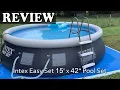 Intex Easy Set 15 x 42 above Ground Swimming Pool Set - SETUP Review
