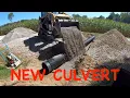 Replacing an Old Culvert Pipe in Driveway