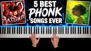 5 BEST PHONK SONGS EVER ON PIANO!