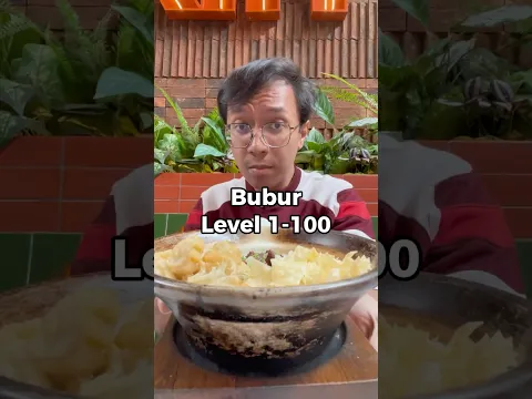 bubur level 1-100 #kuliner #bubur #ayam #shorts
