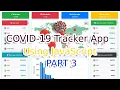 Source Code Build a COVID-19 Tracker Application using JavaScript Bootstrap and Amchart Part 3