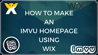 Wix Homepage IMVU 2017