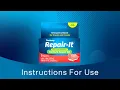Dentemp Repair-It Instructions for Repairing Dentures