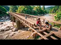 Young Girl and Her Husband Builds a Bridge OVER FLOOD in 50 Surprising Days