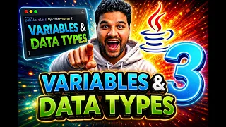 Java Full Course - Variables Data Types Explained Variables And Data types