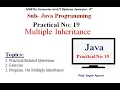 Practical-19 JPR Multiple Inheritance Java 22412